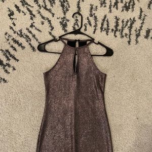 Metallic dress